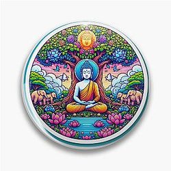 Nirvana - Buddha Under The Bodhi Tree Pin