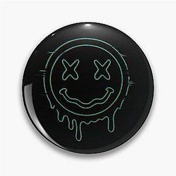 Nirvana Melting Fan Art Pin