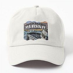 Aleutian Life Studios Postcard Hat Brown and Gold Dad