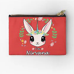 Nirvana Unicorn Bunny Zipper Pouch