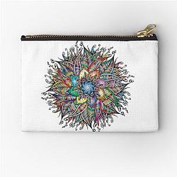 Nirvana Mandala Sacred Fractal Art Yoga Mantra Pouch