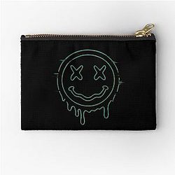 Nirvana Melting Smiley Grunge Fan Art Zipper Pouch