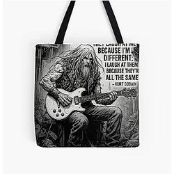 Nirvana All Over Print Tote Bag