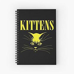 Nirvana Kitten Clothing and Accessories Spiral Notebook