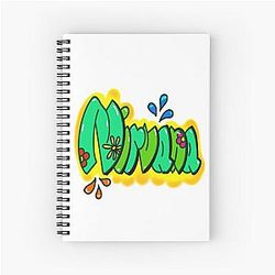 Top 10 Personalized Graffiti Name Nirvana Spiral Notebook