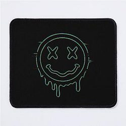 Nirvana Melting Smiley Grunge Fan Art Mouse Pad