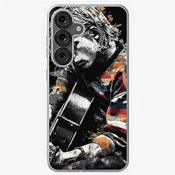 Kurt Cobain Nirvana Grunge Legend Smells Like Spirit MTV Unplugged Guitar Portrait Nevermind In Utero Bleach Fan Gift Samsung Case