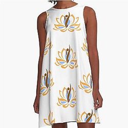 Nirvana Spiritual Illustration A-Line Dress