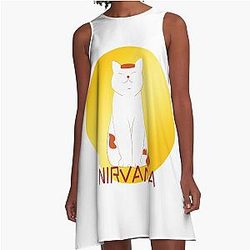 Nirvana A-Line Cat Dress