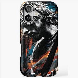 Kurt Cobain Nirvana Grunge Legend Smells Like Teen Spirit MTV Unplugged Guitar Portrait Nevermind In Utero Bleach Fan Art Poster T Shirt