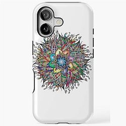 Nirvana Mandala Geometry Sacred Fractal Art Yoga Mantra iPhone Case