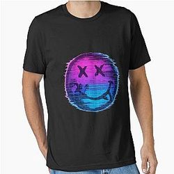 Retro Vaporwave Nirvana Smiley Neon Grunge Art Essential T-Shirt