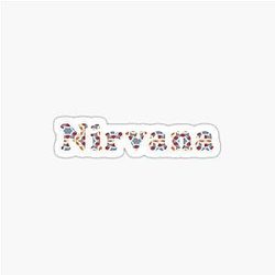 Nirvana colorful art sticker
