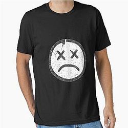 Cracked Nirvana Face – Distressed Sad Fan Art Essential T-Shirt