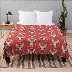 Nirvana the Unicorn Bunny Throw Blanket