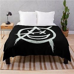 Anarchy – Nirvana Inspired Grunge Fan Art Throw Blanket