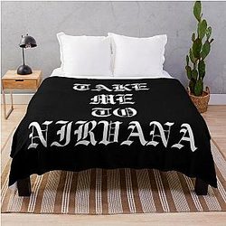 TAKE ME TO NIRVANA Throw Blanket