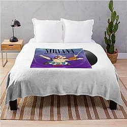 Nirvana Obelix Vinyl Throw Blanket