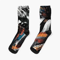 Kurt Cobain Nirvana Grunge Legend Smells Like Spirit MTV Unplugged Portrait Nevermind In Utero Bleach Fan Art Poster T-Shirt Gift Socks