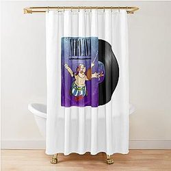 Nirvana Obelix Vinyl Shower Curtain