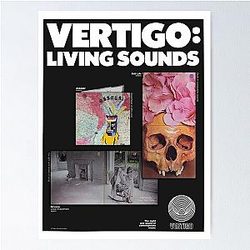 Vertigo Swirl Still Life, Nirvana, Assagai Poster 1971