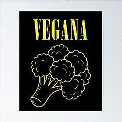VEGAN brocoli Poster