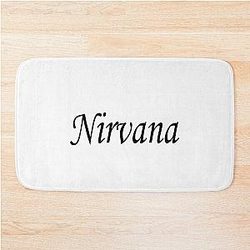Nirvana - Black Bath Mat