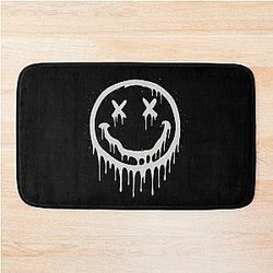 Dripping Nirvana Grunge Fan Art Bath Mat