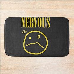 Nervous Nirvana Parody Bath Mat