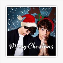 Noah Centineo Christmas Sticker