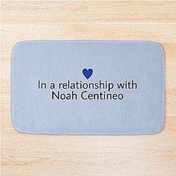 In a relationship with Noah Centineo Bath Mat