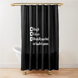 Mentally Married to Noah Centineo Shower Curtain
