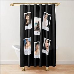 Cute Noah Centineo picture collage shower curtain