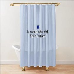 In a relationship with Noah Centineo Shower Curtain