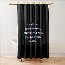 Noah Centineo Quote Shower Curtain