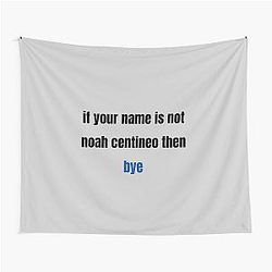 If your name is not Noah Centineo then bye Tapestry