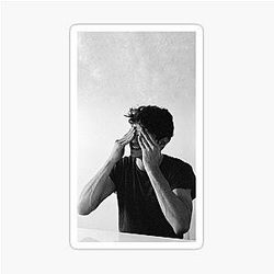 Noah Centineo B & W sticker
