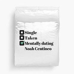 Mentally dating Noah Centineo duvet cover