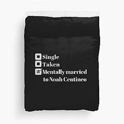 Mentally Married to Noah Centineo Duvet Cover