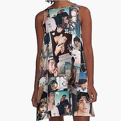 Cute dreamy Noah Centineo picture collage A-Line Dress