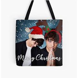 Noah Centineo Christmas Over Print Tote Bag