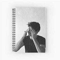 Noah Centineo B&W Spiral Notebook