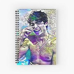 Noah Centineo Graffiti Spiral Notebook