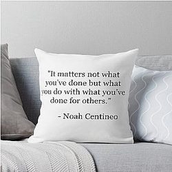 Noah Centineo Throw Pillow