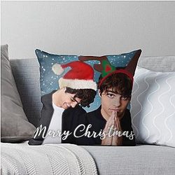 Noah Centineo Christmas Throw Pillow
