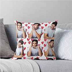 Noah Centineo Heart Throw Pillow