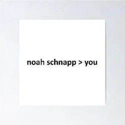 Noah Schnapp is better than you Poster