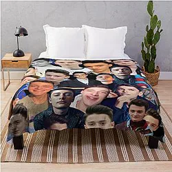 Noah Schnapp Photo Throw Blanket