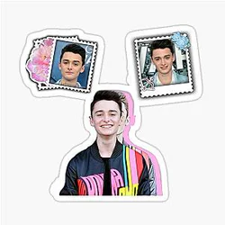 Noah Schnapp Colorful Sticker Pack