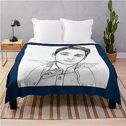 Noah Schnapp Throws Blanket